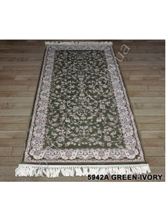 Килим Turkistan 5942a green-ivory1